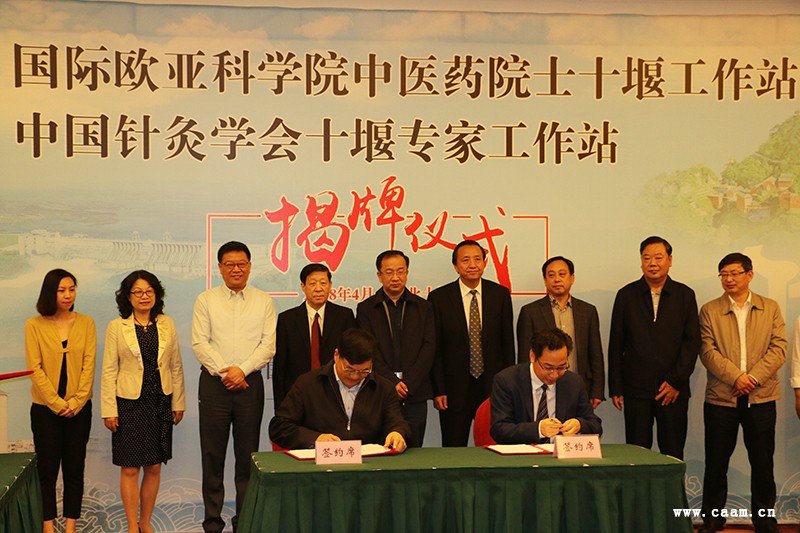 国际欧亚科学院中医药院士十堰工作站、中国针灸学会十堰专家工作站签约揭牌仪式在湖北十堰举行7.jpg