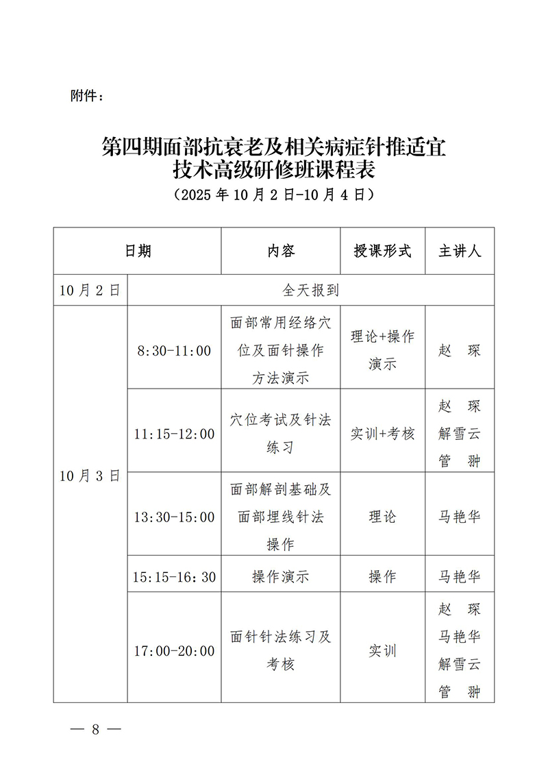 中针教培字【2025】28号关于举办第四期面部抗衰老及相关病症的针推适宜技术高级研修班的通知0829_08.jpg